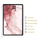4x Flexibles Nano-Glass für Samsung Galaxy Tab S9 Ultra 3D KLAR Panzerglas Schutzglas Displayschutz Schutzfolie ANTI-SHOCK/ ANTI-KRATZ/ ANTI-BRUCH/ ANTI-SCHMUTZ
