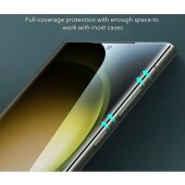 6x 9H Panzerglas für Samsung Galaxy S21 Ultra FULL CURVED 3D KLAR Montagehilfe Displayschutz Schutzglas Tempered Glass Schutzfolie Screen Protector