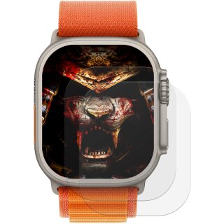 3x Displayschutzfolie für Apple Watch Ultra 2 49mm PREMIUM MATT ENTSPIEGELT Displayschutz Schutzfolie Folie