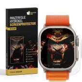 3x Hydrogel-Glass für Apple Watch Ultra 2 49mm Selbstheilend für Micro Kratzer 3D KLAR Panzerfolie Displayschutz Schutzfolie Screen-Protector