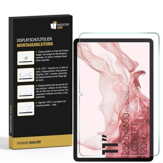 6x Premium Schutzfolie fr Samsung Galaxy Tab S9 FE FULL COVER 3D KLAR Displayschutz Schutzfolie 3D KLAR