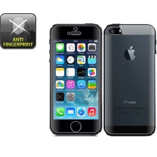2x Displayschutzfolie fr iPhone 5 5S 5C 5E ANTI-REFLEX Displayfolie MATT F/B