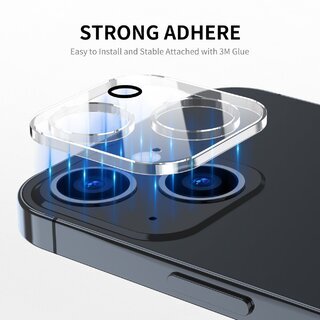 1x Kamera 9H Panzerhartglas für iPhone 15 Plus 3D KLAR ECHTES TEMPERED Panzerglas Kameraglas Kamerhartglas Kameraschutzglas