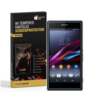 6x 9H Hartglas für Sony Xperia Z1 Compact Panzerfolie Schutzglas Displayschutz KLAR Panzerglas Schutzfolie