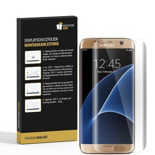 1x Displayfolie für Samsung Galaxy S7 Edge FULL COVER Displayschutzfolie MATT