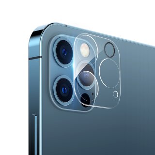 3x Kamera 9H Panzerhartglas für iPhone 12 Pro Max 3D KLAR ECHTES TEMPERED Panzerglas Kameraglas Kamerhartglas Kameraschutzglas