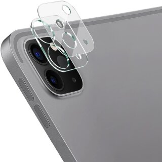 4x Kamera 9H Panzerhartglas fr iPad Pro 11 10.9 2022 3D KLAR ECHTES TEMPERED Panzerglas Kameraglas Kamerhartglas Kameraschutzglas