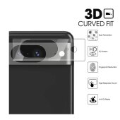 5x Kamera 9H Panzerhartglas für Google Pixel 8 3D KLAR ECHTES TEMPERED Panzerglas Kameraglas Kamerhartglas Kameraschutzglas Schutzglas Schutzfolie Panzerfolie