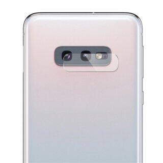 1x Kamera 9H Panzerhartglas für Samsung Galaxy S10e 3D KLAR ECHTES TEMPERED Panzerglas Kameraglas Kamerhartglas Kameraschutzglas Schutzglas Schutzfolie Panzerfolie