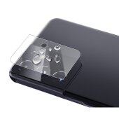 5x Kamera 9H Panzerhartglas für Samsung Galaxy S21 Ultra 3D KLAR ECHTES TEMPERED Panzerglas Kameraglas Kamerhartglas Kameraschutzglas Schutzglas Schutzfolie Panzerfolie