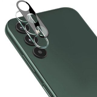 2x Kamera 9H Panzerhartglas für Samsung Galaxy A14 5G 3D KLAR Schwarzes ECHTES TEMPERED Panzerglas Kameraglas Kamerhartglas Kameraschutzglas Schutzglas Schutzfolie Panzerfolie