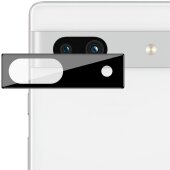 4x Kamera 9H Panzerhartglas für Google Pixel 7a 3D KLAR Schwarzes ECHTES TEMPERED Panzerglas Kameraglas Kamerhartglas Kameraschutzglas Schutzglas Schutzfolie Panzerfolie