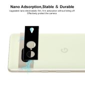 4x Kamera 9H Panzerhartglas für Google Pixel 7 3D KLAR Schwarzes ECHTES TEMPERED Panzerglas Kameraglas Kamerhartglas Kameraschutzglas Schutzglas Schutzfolie Panzerfolie