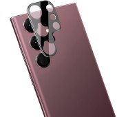 3x Kamera 9H Panzerhartglas für Samsung Galaxy S23 Ultra 3D KLAR Schwarzes ECHTES TEMPERED Panzerglas Kameraglas Kamerhartglas Kameraschutzglas Schutzglas Schutzfolie Panzerfolie