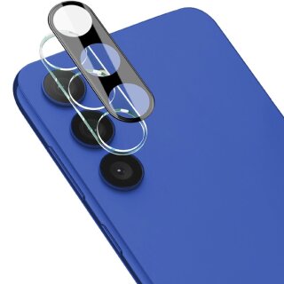 2x Kamera 9H Panzerhartglas für Samsung Galaxy S23 Plus 3D KLAR Schwarzes ECHTES TEMPERED Panzerglas Kameraglas Kamerhartglas Kameraschutzglas Schutzglas Schutzfolie Panzerfolie