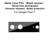 1x Kamera 9H Panzerhartglas für Google Pixel 6a 3D KLAR Schwarzes ECHTES TEMPERED Panzerglas Kameraglas Kamerhartglas Kameraschutzglas Schutzglas Schutzfolie Panzerfolie