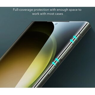 3x Anti-Spion 9H Panzerglas fr Samsung Galaxy S23 Ultra FULL CURVED 3D KLAR PRIVACY ANTI-SPY Displayschutz Echtes Tempered Schutzglas Schutzfolie