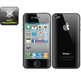 2x Displayschutzfolie fr iPhone 4 4S ANTI-REFLEX Displayfolie MATT F/B
