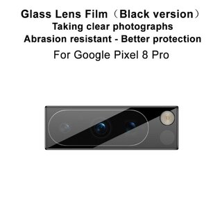 2x Kamera 9H Panzerhartglas fr Google Pixel 8 Pro 3D KLAR Schwarzes ECHTES TEMPERED Panzerglas Kameraglas Kamerhartglas Kameraschutzglas Schutzglas Schutzfolie Panzerfolie