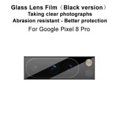 5x Kamera 9H Panzerhartglas für Google Pixel 8 Pro 3D KLAR Schwarzes ECHTES TEMPERED Panzerglas Kameraglas Kamerhartglas Kameraschutzglas Schutzglas Schutzfolie Panzerfolie