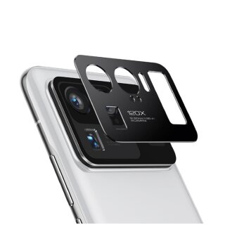 2x Kamera 9H Panzerhartglas für Xiaomi Mi 11 Ultra 3D KLAR Schwarzes ECHTES TEMPERED Panzerglas Kameraglas Kamerhartglas Kameraschutzglas Schutzglas Schutzfolie Panzerfolie