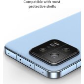 4x Kamera 9H Panzerhartglas für Xiaomi 13 3D KLAR Schwarzes ECHTES TEMPERED Panzerglas Kameraglas Kamerhartglas Kameraschutzglas Schutzglas Schutzfolie Panzerfolie