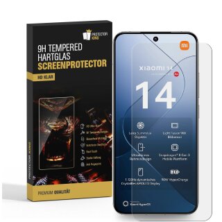 5x 9H Panzerhartglas für Xiaomi 14 3D KLAR Displayschutz Schutzglas Schuzfolie ECHTES TEMPERED Panzerglas Screen Protector