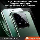 3x Kamera 9H Panzerhartglas für Xiaomi 14 3D KLAR ECHTES TEMPERED Panzerglas Kameraglas Kamerhartglas Kameraschutzglas Schutzglas Schutzfolie Panzerfolie