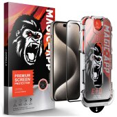 3x 9H Panzerglas für iPhone 14 3D KLAR MAGIC-APP echtes Tempered X-Gorillaglas Displayschutz Schutzglas Schutzfolie Panzerfolie Screen Protector