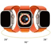 6x Blickschutz 9H Panzerhartglas für Apple Watch Ultra 49mm ANTI-SPY PRIVACY echtes Tempered Panzerglas Displayschutz Schutzglas Schutzfolie Screen-Protector