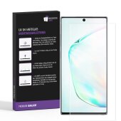 6x UV-Liquid 9H Panzerglas für Samsung Galaxy Note 10 Plus 3D KLAR echtes Tempered Panzerhartglas Schutzglas Displayschutz Panzerfolie Schutzfolie Screen Protector