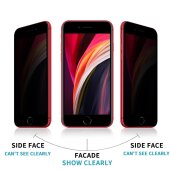 5x Blickschutz 9H Panzerhartglas für iPhone 7 Plus ANTI-SPIONAGE ANTI-SPY PRIVACY Displayschutz Schutzglas Panzerfolie Schutzfolie Displayglas Echtglas Tempered Panzerglas