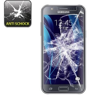2x Panzerfolie fr Samsung Galaxy J5 ANTI-SCHOCK Displayschutzfolie HD KLAR