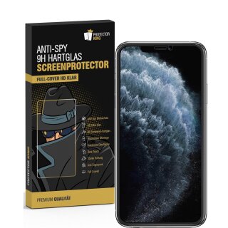 5x 9H Panzerglas für iPhone 11 Pro Max Anti-Spy Privacy echtes Tempered Panzerglas Panzerfolie Displayschutz Schutzfolie Schutzglas Screen Protector