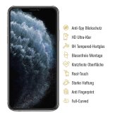 3x Blickschutz 9H Panzerhartglas für iPhone X ANTI-SPY PRIVACY Displayschutz Panzerfolie Schutzfolie echtes Tempered Panzerglas Schutzglas Screen Protector