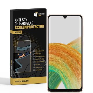 3x Blickschutz 9H Panzerhartglas für Samsung Galaxy A33 5G Anti-Spion Displayschutz Panzerfolie Schutzfolie echtes Tempered Panzerglas Schutzglas Screen Protector #1