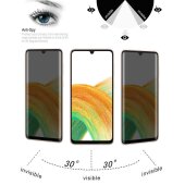 3x Blickschutz 9H Panzerhartglas für Samsung Galaxy A33 5G Anti-Spion Displayschutz Panzerfolie Schutzfolie echtes Tempered Panzerglas Schutzglas Screen Protector #1