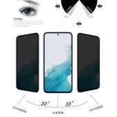 4x Blickschutz 9H Panzerhartglas für Samsung Galaxy A54 5G Anti-Spion Displayschutz Panzerfolie Schutzfolie echtes Tempered Panzerglas Schutzglas Screen Protector
