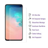 3x UV-Liquid 9H Panzerglas für Samsung Galaxy S10 3D KLAR echtes Tempered Panzerhartglas Schutzglas Displayschutz Panzerfolie Schutzfolie Screen Protector