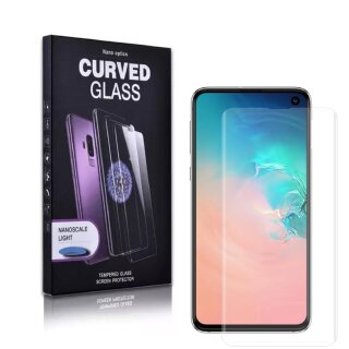 6x UV-Liquid 9H Panzerglas für Samsung Galaxy S10 5G 3D KLAR echtes Tempered Panzerhartglas Schutzglas Displayschutz Panzerfolie Schutzfolie Screen Protector