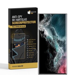 6x Blickschutz 9H Panzerglas für Samsung Galaxy S22 Ultra FULL-CURVED Anti-Spy Privacy Displayschutz Schutzfolie echtes Tempered Glass Schutzglas Screen-Protector