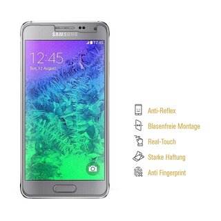 6x Displayschutzfolie fr Samsung Galaxy Alpha ANTI-REFLEX Displayfolie MATT
