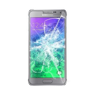 4x Panzerfolie fr Samsung Galaxy Alpha ANTI-SCHOCK Displayschutzfolie HD KLAR