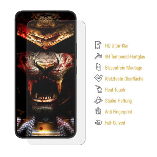 4x 3D A++ 9H Panzerhartglas fr Samsung Galaxy S24 3D KLAR Displayschutz Schutzglas echtes Tempered Panzerglas Screen Protector Panzerfolie Schutzfolie