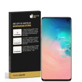 6x Blickschutz 9H Panzerhartglas für Samsung Galaxy S10 FULL CURVED ANTI-SPY Privacy Displayschutz Panzerfolie Schutzfolie Schutzglas echtes Tempered Panzerglas Screen Protector