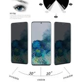 6x Blickschutz 9H Panzerhartglas für Samsung Galaxy S20 Plus FULL CURVED ANTI-SPY Privacy Displayschutz Panzerfolie Schutzfolie Schutzglas echtes Tempered Panzerglas Screen Protector