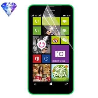 2x Displayschutzfolie fr Lumia 630 635 Folie Schutzfolie silber Diamant Glitzer