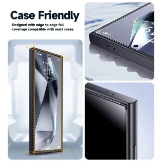 1x 9H Panzerglas fr Samsung Galaxy S24 3D KLAR Staubfreie Installation echtes Tempered Glass Panzerhartglas Schutzglas Displayschutz Schutzfolie