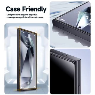 5x 9H Panzerglas fr Samsung Galaxy S24 3D KLAR Staubfreie Installation echtes Tempered Glass Panzerhartglas Schutzglas Displayschutz Schutzfolie