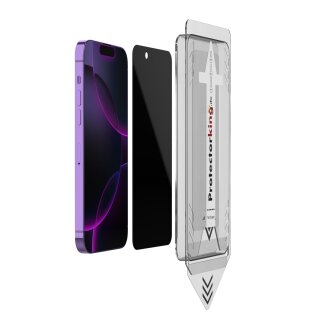 4x Blickschutz 9H Panzerglas für iPhone 15 Pro PRIVACY ANTI-SPY Staubfreie Installation echtes Tempered Panzerhartglas Schutzglas Screen-Protector #1